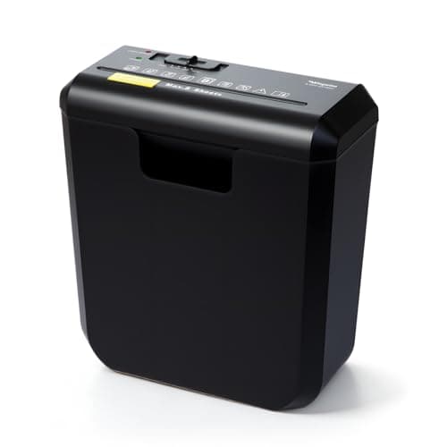 Wingwise Paper Shredder for Home, 8 Sheets Strip Cut Shredder with 2.6 Gallons Basket, P-2 Security Level, Credit Card Shredder with Overheat Protection