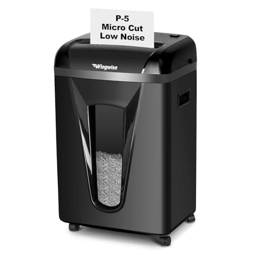 Wingwise P-5 Paper Shredder Review: High-Security Micro-Cut Performance Tested