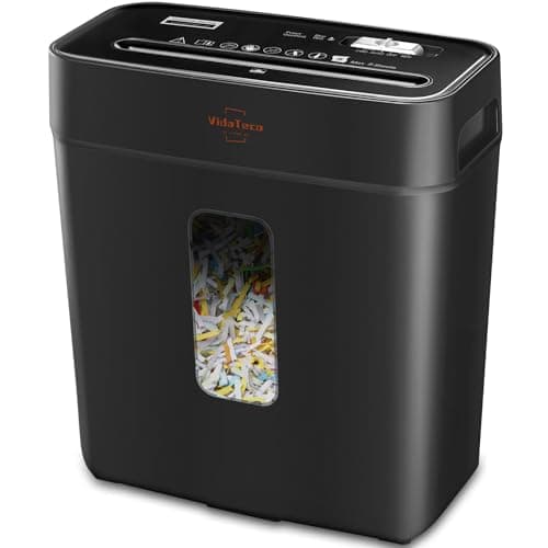 VidaTeco 8-Sheet Cross-Cut Shredder – Recension & Köpguide