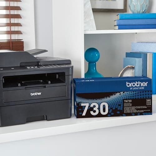 Brother Genuine Standard Yield Toner Cartridge, TN730, Replacement Black Toner, Page Yield Up To 1,200 Pages, Amazon Dash Replenishment Cartridge,1 Pack