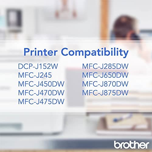 Brother Genuine Standard Yield Color Ink Cartridges, LC1013PKS, 3-Pack, Cyan, Magenta, Yellow, 300 Pages/Cartridge
