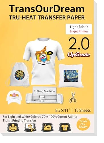 TransOurDream Iron on Heat Transfer Paper Review – 15 Sheets Tested
