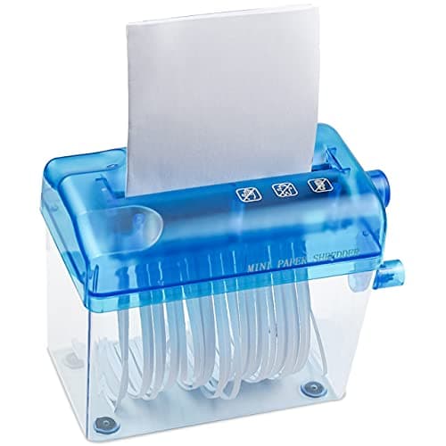 JIKIOU Mini Hand Shredder Review: Compact Manual Option