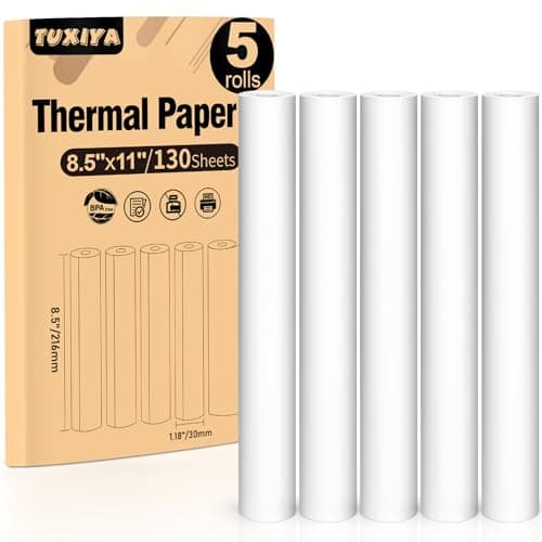 TUXIYA Thermal Printer Paper Review – 130 Sheets of Inkless Printing Power