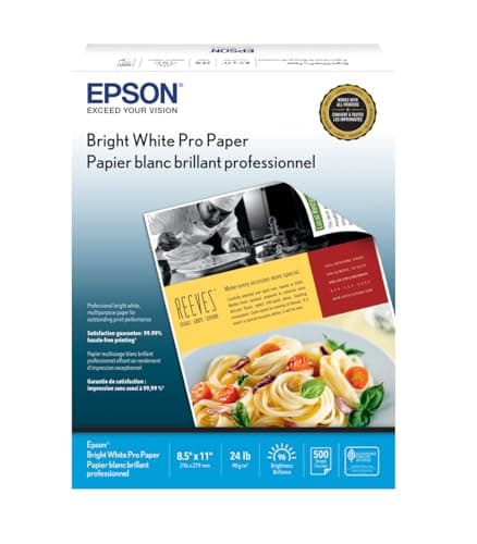 Epson Bright White Pro Paper Review – 500 Sheets of Solid Inkjet Stock
