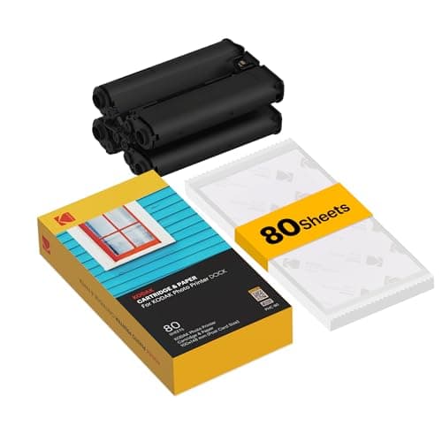 KODAK Dock Photo Printer Cartridge PHC-80 Review – 80-Pack Test