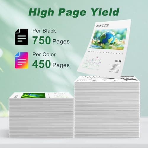 MYTONER 63XL Ink Cartridges Black and Color Replacement for HP Ink 63 63XL Ink Cartridge Combo Pack for HP OfficeJet 3830 4650 4652 4655 5255 5258 Envy 4520 4512 DeskJet 3630 3632 Printer 63 Ink