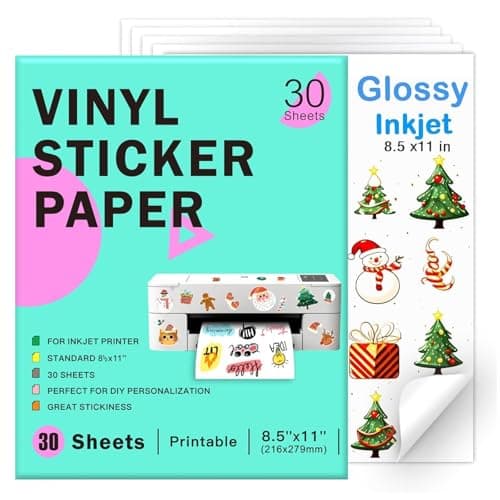 Ruibytree Printable Vinyl Sticker Paper Review – Glossy Waterproof