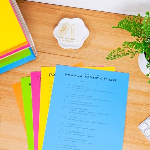 Astrobrights Mega Collection, Colored Paper, "Brilliant" 5-Color Assortment, 625 Sheets, 24 lb/89 gsm, 8.5" x 11 - MORE SHEETS! (91684)