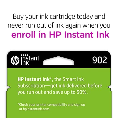 HP 902 Cyan, Magenta, Yellow Ink Cartridges Printers | Works with Printer Series: OfficeJet 6950, 6960; OfficeJet Pro 6960, 6970 | Eligible for Instant Ink | T0A38AN