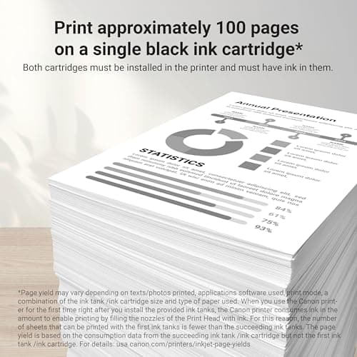 Canon PG-275 Genuine Black Ink Cartridge, Compatible with TS3520/3522, TR4720/4722, TS3720/3722
